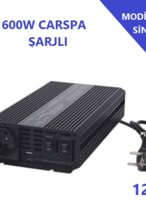 CARSPA 600W-12V ŞARJLI MODİFİYE SİNÜS İNVERTER